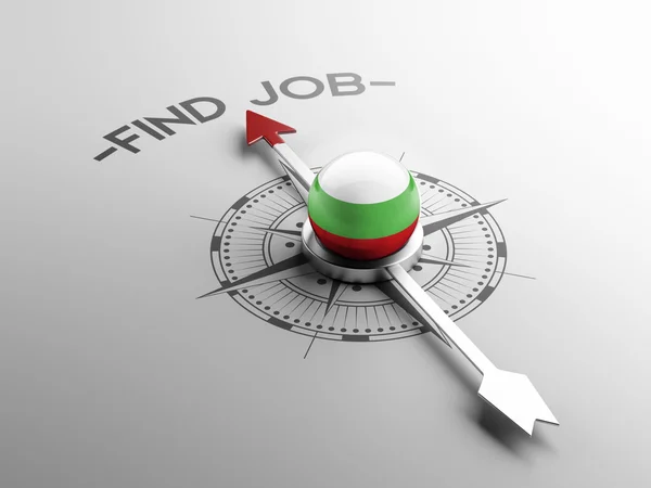 Bulgária encontrar conceito de emprego — Fotografia de Stock