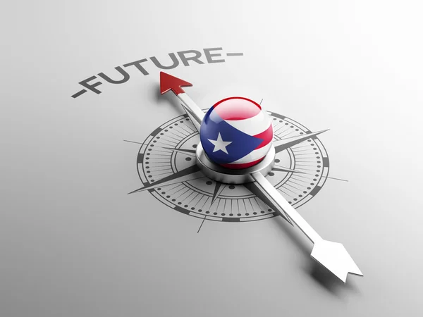 Concetto futuro di Porto Rico — Foto Stock