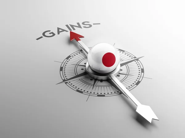 Japan Gains Concept — Stock Photo, Image