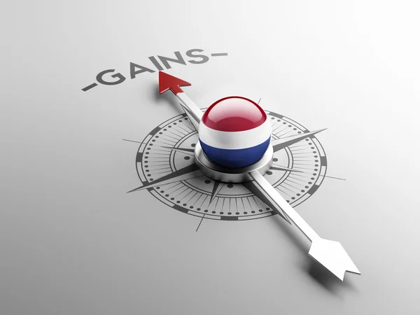 Netherlands Gains Concept — Stock Photo, Image