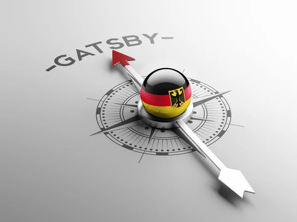 Duitsland gatsby concept — Stockfoto