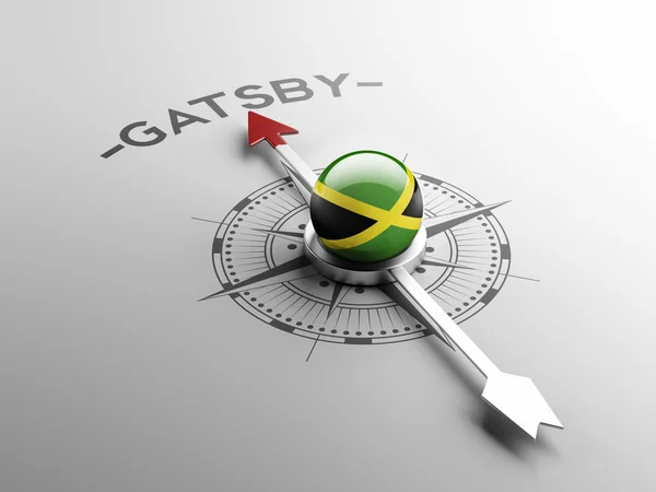 Jamaica gatsby koncept — Stockfoto