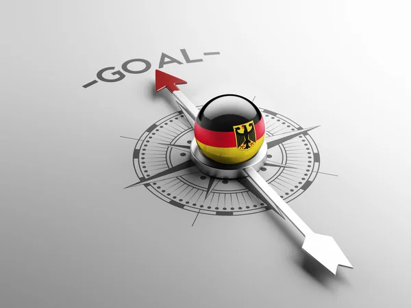 Alemania Objetivo Concepto — Foto de Stock