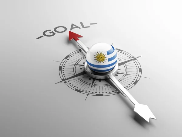 Uruguay mål koncept — Stockfoto