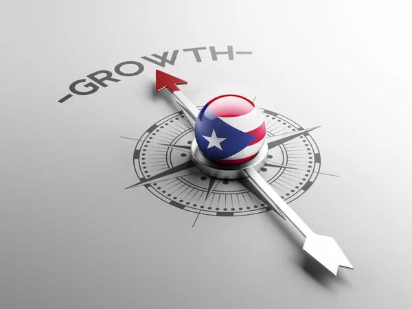 Puerto Rico Growth Concep — Stock Photo, Image