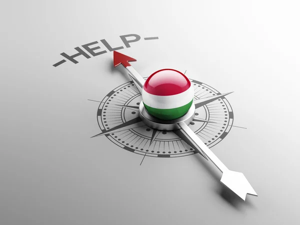 Ungern hjälp koncept — Stockfoto