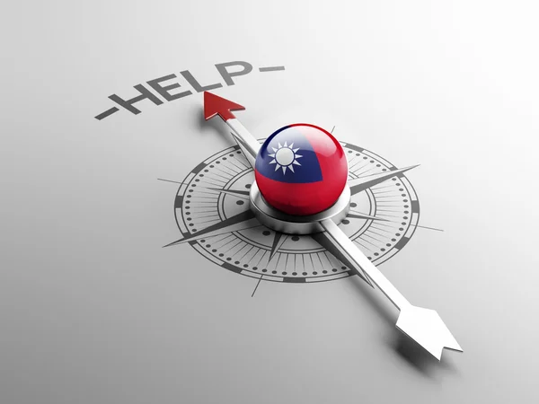 Taiwan Help Concept — Stockfoto