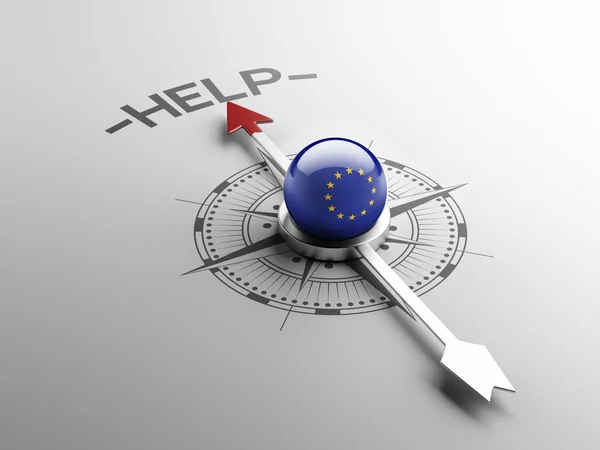 Europese Unie Help Concept — Stockfoto