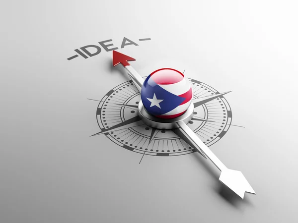 Concepto de la idea de Puerto Rico — Foto de Stock