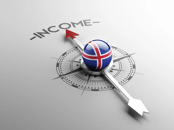 Iceland Income Concept — Stock Photo, Image