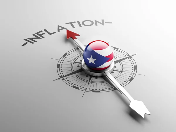 Puerto Rico Inflation Concep — Stock Photo, Image