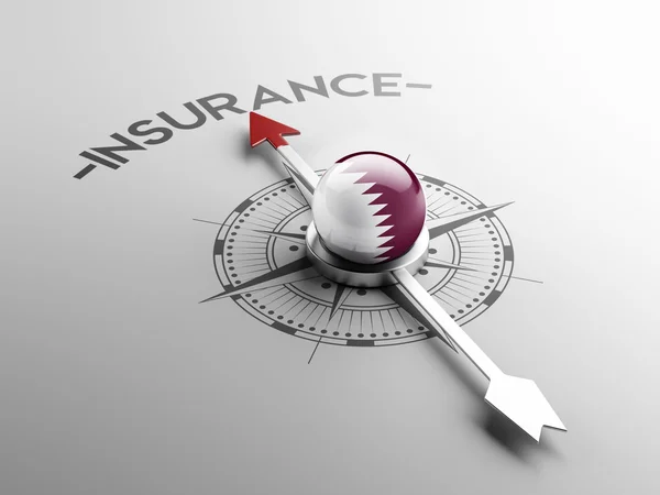 Qatar verzekering concept — Stockfoto