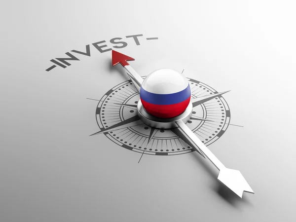 Russland invest concep — Stockfoto