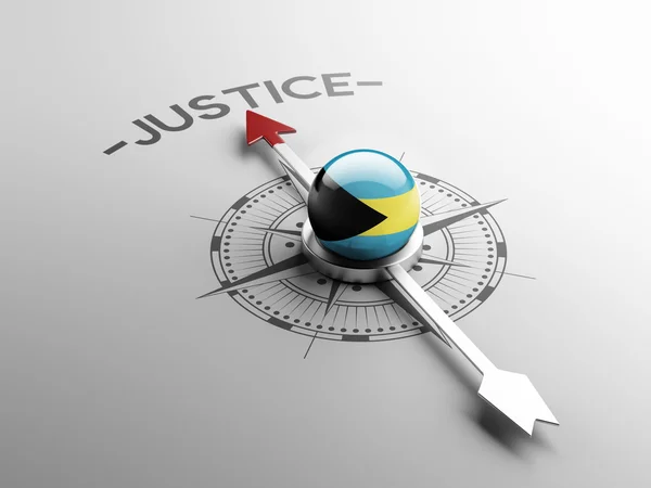 Bahamas justice signe concept — Photo