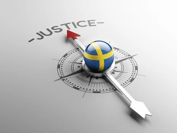 Švédsko spravedlnost concep — Stock fotografie