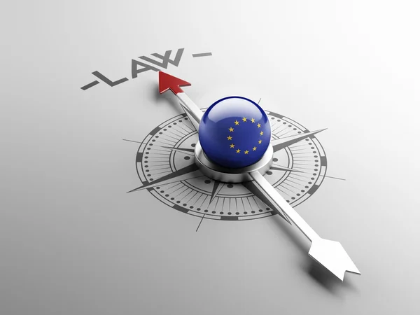 Europeiska unionen rätt koncept — Stockfoto
