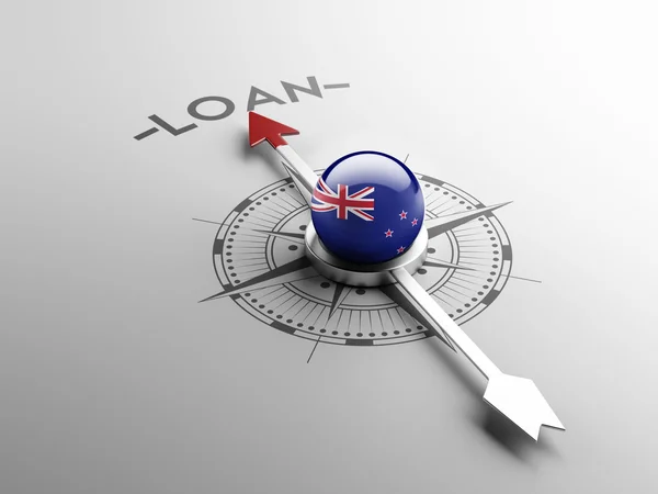Conceito de empréstimo da Nova Zelândia — Fotografia de Stock