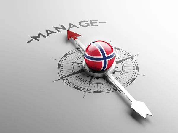 Norway Manage Concept — Stock Photo, Image