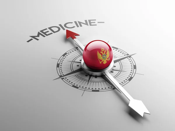 Montenegro medicine sign concept — Stock Photo, Image