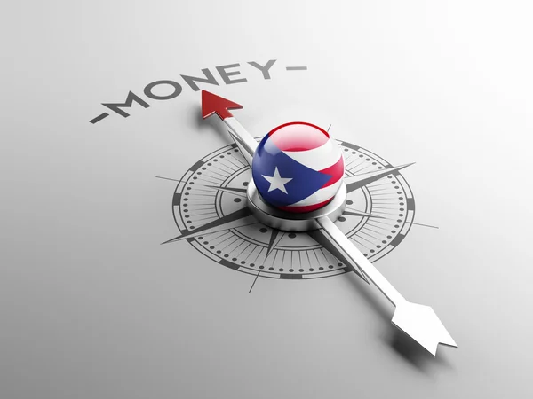 Concepto de dinero de Puerto Rico — Foto de Stock