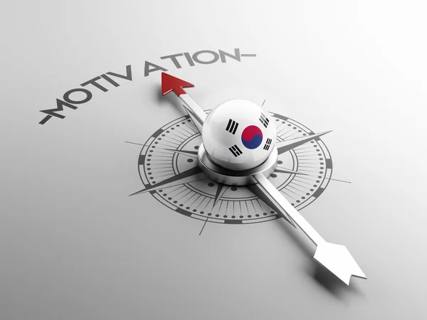 Zuid-korea kompas concept — Stockfoto