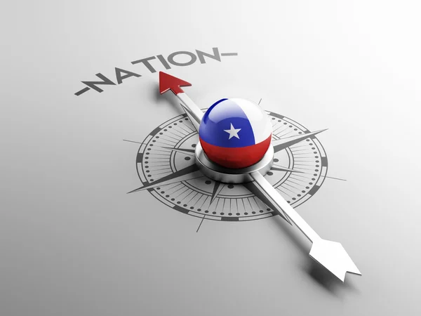 Conceito da Nação Chile — Fotografia de Stock