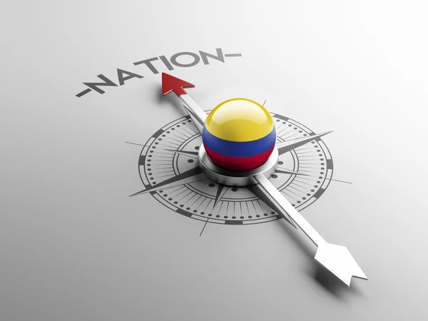 Concepto de nación de Colombia — Foto de Stock