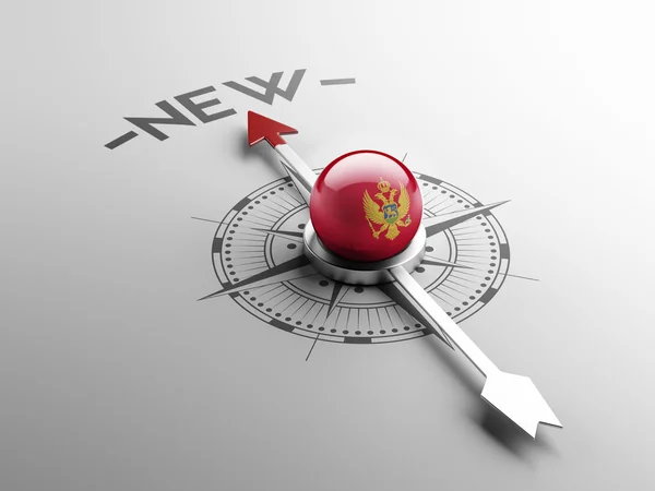 Montenegro nieuw teken concept — Stockfoto
