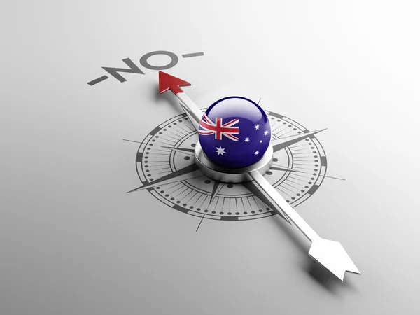 Australië geen Concept — Stockfoto
