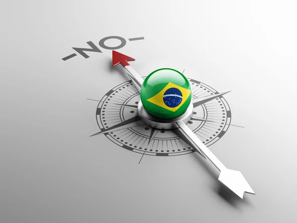 Brasilien kein Konzept — Stockfoto
