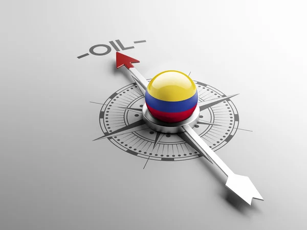 Colombia Concepto de petróleo —  Fotos de Stock