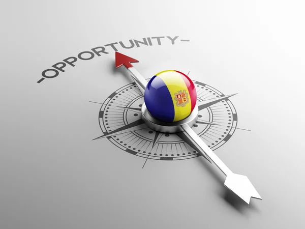 Andorra Opportunity Concep — Stock Photo, Image