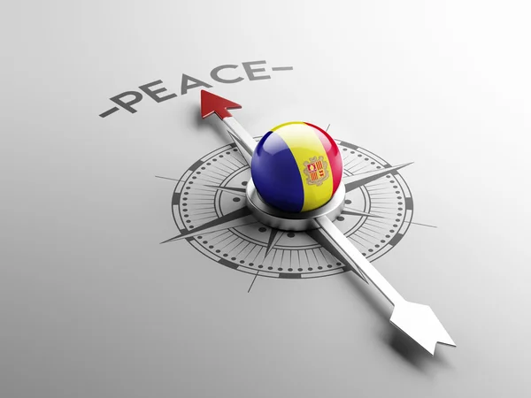 Andorra-Frieden-Concep — Stockfoto