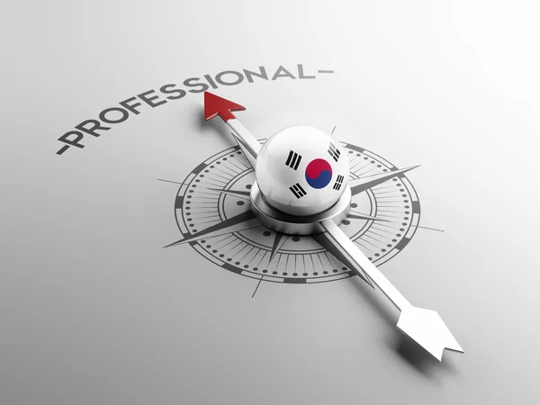 Sydkorea kompass koncept — Stockfoto