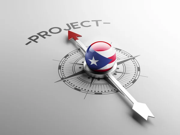 Puerto Rico-Projektkonzept — Stockfoto