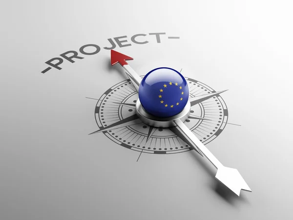 EU projekt koncept — Stockfoto