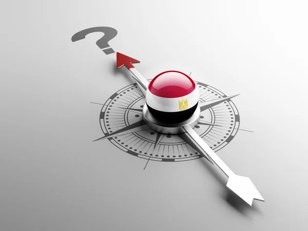 Egypt Question Mark Concept — Stock Photo, Image