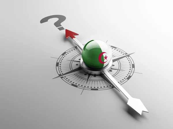 Algeria Question Mark Concept — Stock Photo, Image