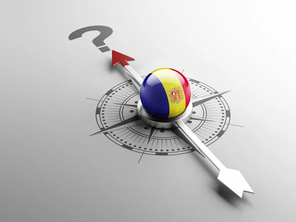 Andorra Question Mark Concept — Stock Photo, Image