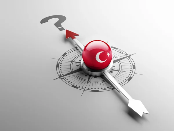 Turquia Pergunta Mark Concept — Fotografia de Stock