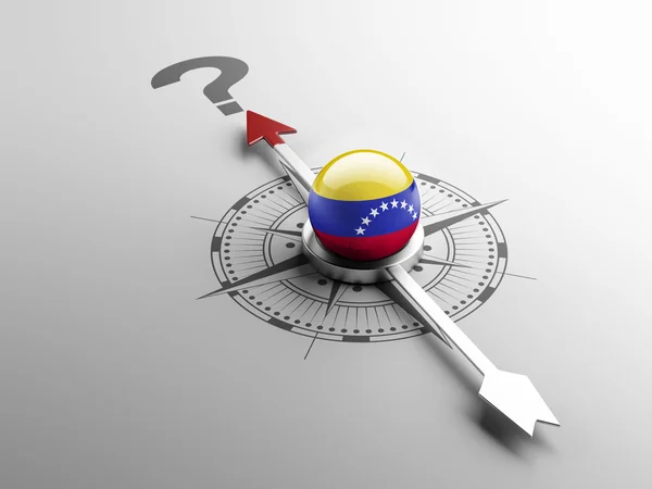 Venezuela Concepto de signo de interrogación —  Fotos de Stock