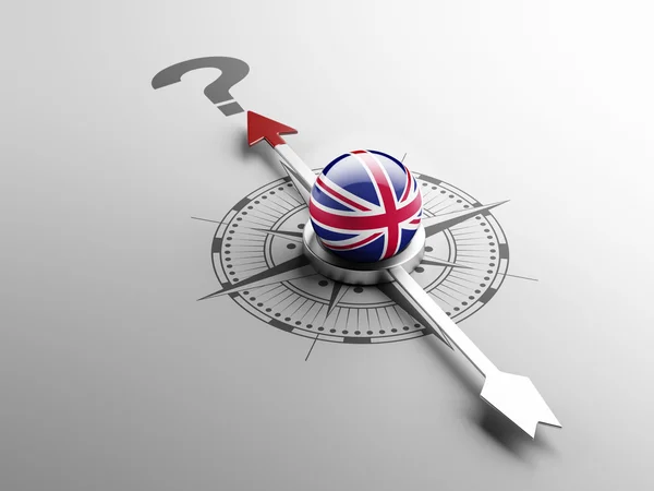 United Kingdom Question Mark Concept — Stock Photo, Image