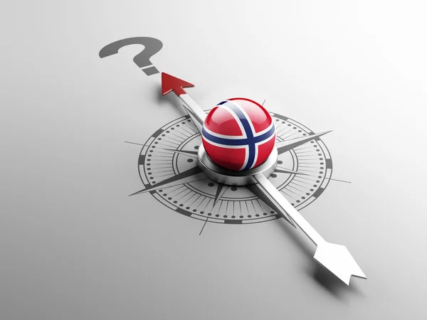 Norway Question Mark Concept — Stock Photo, Image