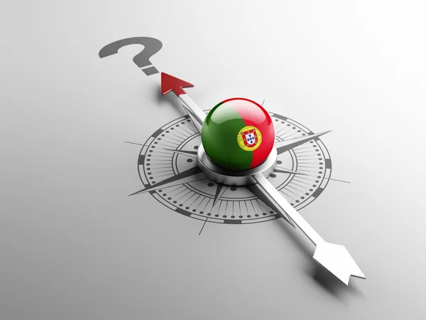 Portugal Question Mark Concept — Stock Photo, Image