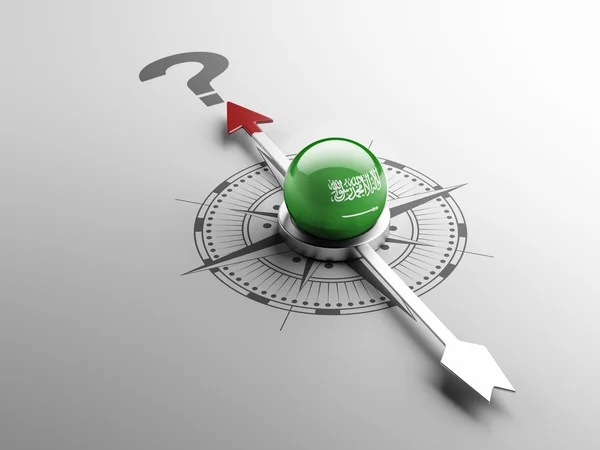 Saudi Arabia Question Mark Concept — Stock Photo, Image