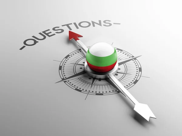 Bulgaria Questions Concept — Stock Photo, Image