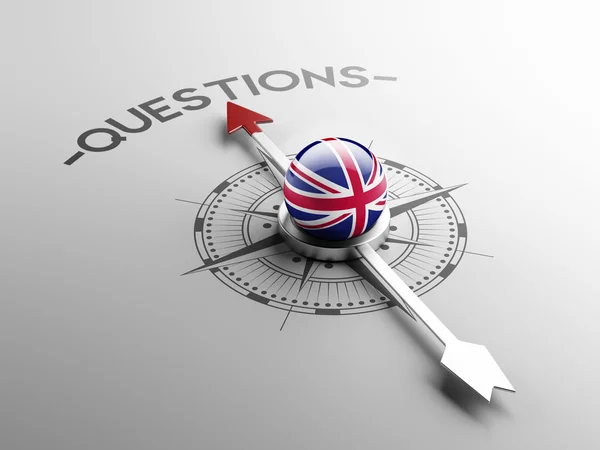 United Kingdom Questions Concept — Stock Photo, Image