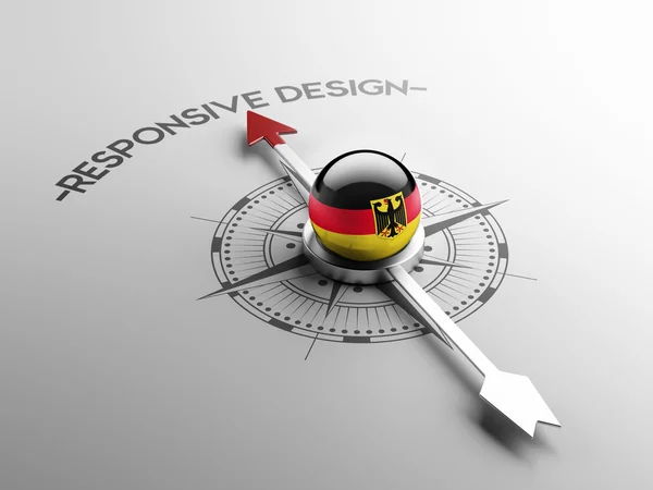 Germany Responsive Design Concept — Stock Photo, Image