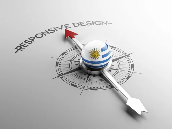 Uruguay Responsive Design Concept — Stock Photo, Image