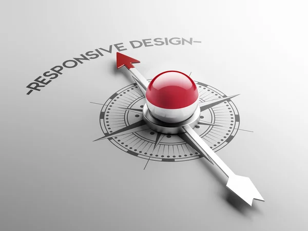Indonesië responsieve Design Concept — Stockfoto